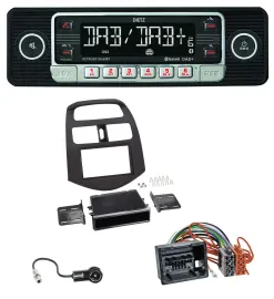 Dietz USB DAB MP3 Bluetooth Autoradio für Chevrolet Spark (ab 2013)