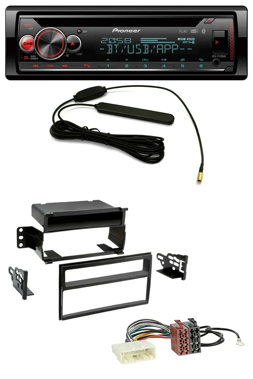 Автомагнитола для Nissan Versa/Tiida (с 2007) Pioneer USB, DAB, MP3, Bluetooth, CD