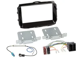 Radioeinbauset Doppel DIN Autoradio für Alfa Romeo ISO ab 2013 piano