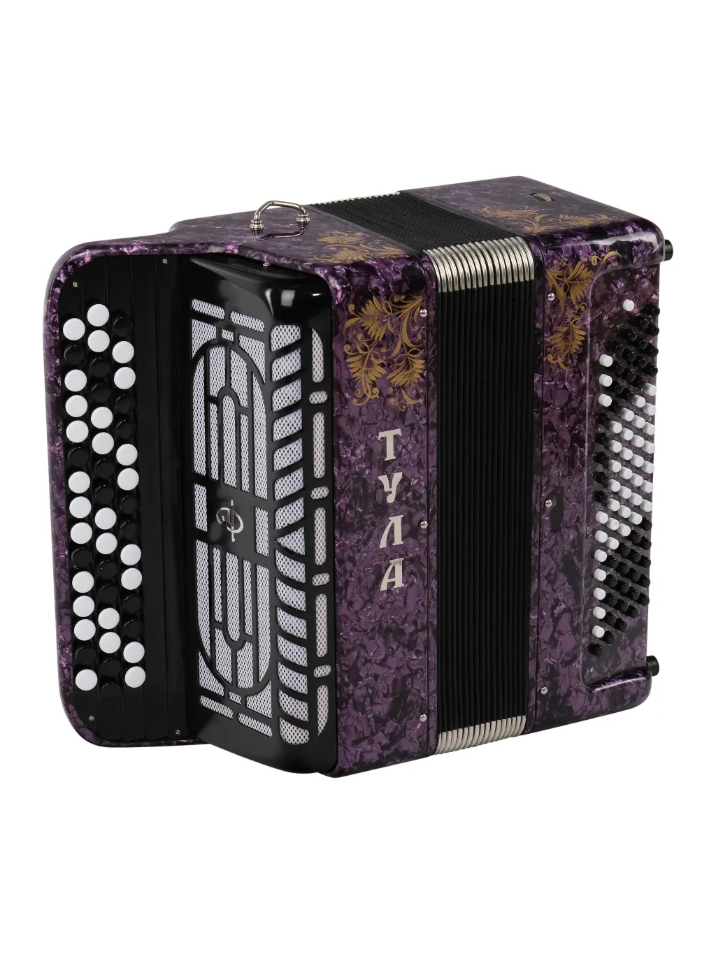 BN-41-PR Баян ученический "Тула" 46х80-II, фиолетовый, Тульская гармонь