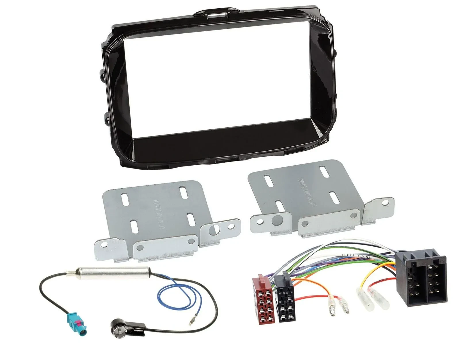 Radioeinbauset Doppel DIN Autoradio für Alfa Romeo ISO ab 2013 piano