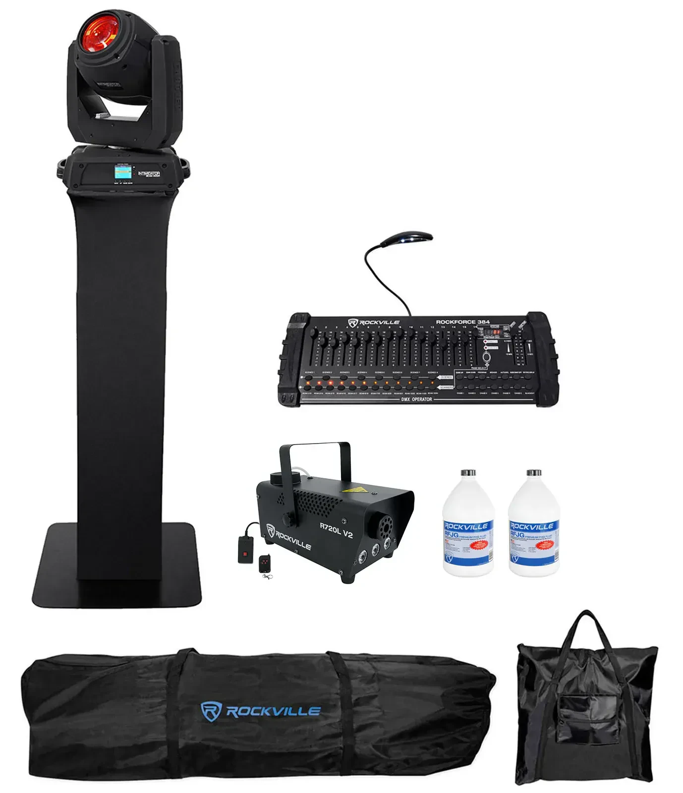 Комплект светового оборудования Chauvet DJ Intim Beam 140 SR + RTP32B + ROCKFORCE 384-2