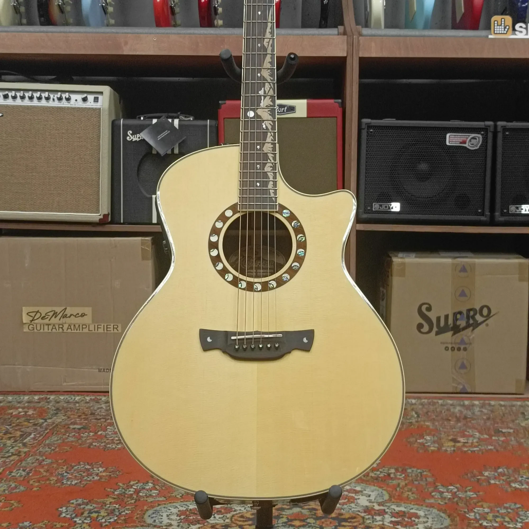 Электроакустическая гитара Crafter ML - BUBINGA Case Korea 2010s