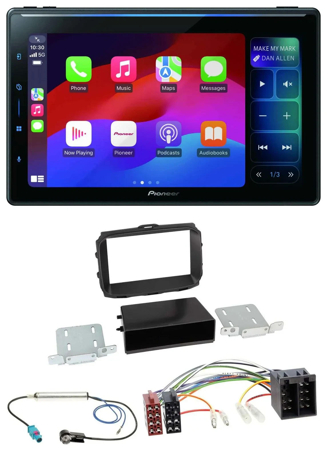 Pioneer Bluetooth DAB MP3 USB Autoradio für Alfa Romeo Giulietta 2013-2021 ISO