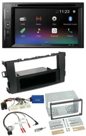 Pioneer Bluetooth Lenkrad USB 2DIN DAB DVD Autoradio für Toyota Auris 2011-2012