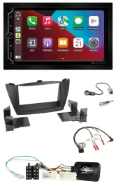 Автомагнитола ESX 2DIN DAB USB Bluetooth для Hyundai ix35 (2010–2013)