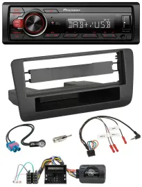Pioneer MP3 1DIN DAB USB Lenkrad Autoradio für Audi A1 (ab 2010)