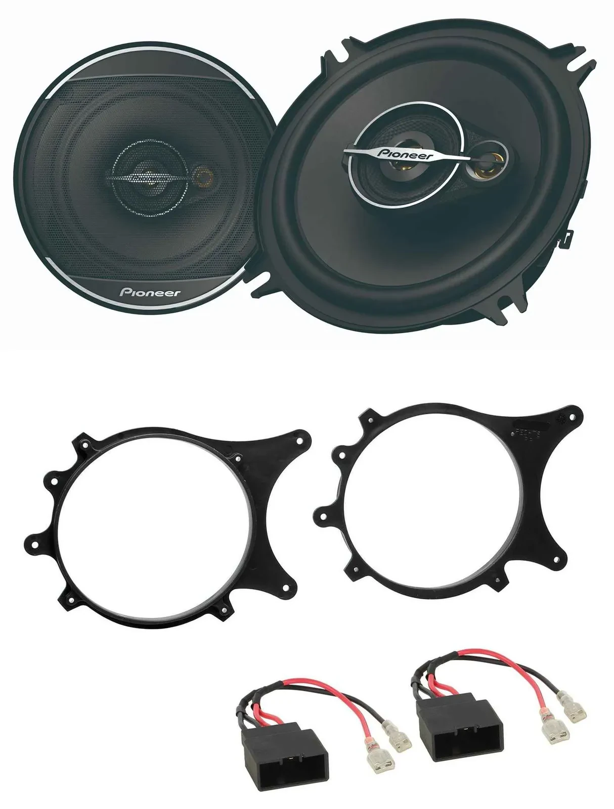 Pioneer 13cm 3-Wege 300Watt Lautsprecher für BMW 3er Compact 94-00 Ablage Auto B