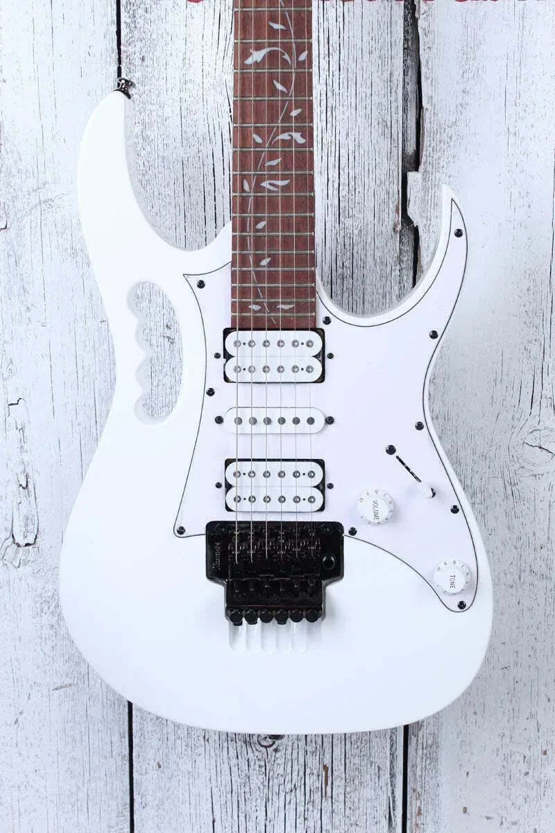 Ibanez Steve Vai Signature JEM JR Electric Guitar Quantum HSH White JEMJRWH