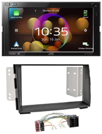 JVC DAB MP3 2DIN Bluetooth USB Autoradio für Kia Venga (YN, ab 2009)