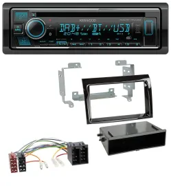 Kenwood MP3 Bluetooth DAB USB CD Autoradio für Fiat Ducato (06-10) - piano