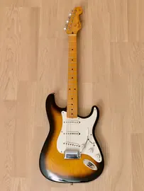 Электрогитара Fender Custom Shop 1954 Stratocaster SSS Sunburst w/case USA 1990