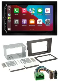 ESX 2DIN DAB USB MP3 Bluetooth Autoradio für Volvo XC 90 07-14 16 Pin