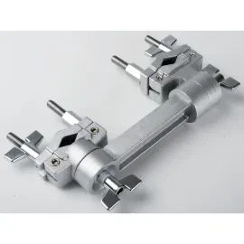 TC-3 Multiclamp Aluminium Drum Klammer 2-fach drehbar Rohrdurchmesser Silver