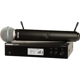 Микрофонная радиосистема Shure BLX24R/B58 Wireless System W/Rackmountable Receiver BETA 58A Cap Band H10
