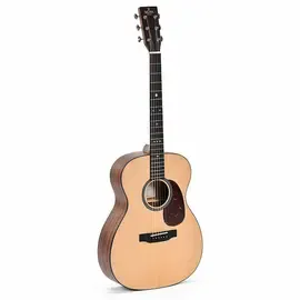 Электроакустическая гитара Sigma Guitars S000M-10E All-Solid Auditorium Satin Natural