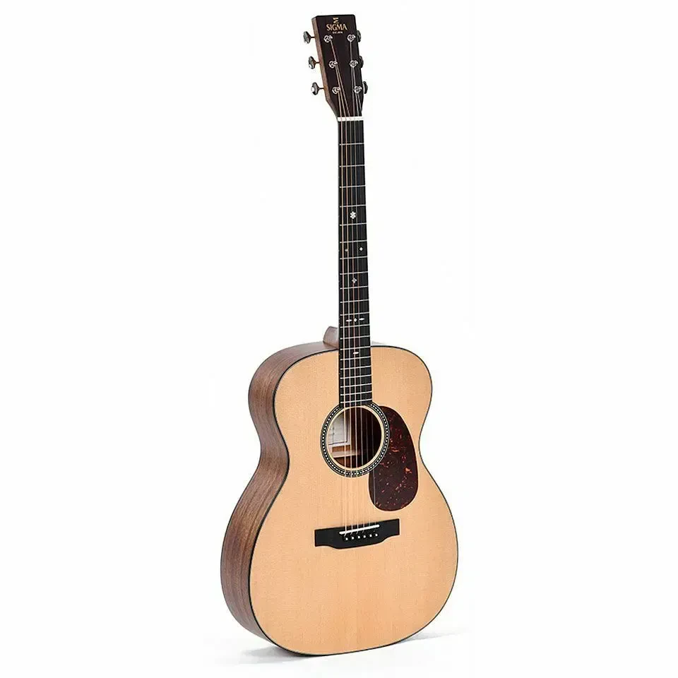 Электроакустическая гитара Sigma Guitars S000M-10E All-Solid Auditorium Satin Natural