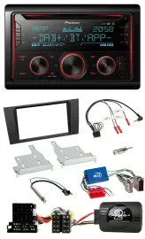 Автомагнитола Pioneer 2DIN DAB Bluetooth USB CD для Audi A4 1999–2001