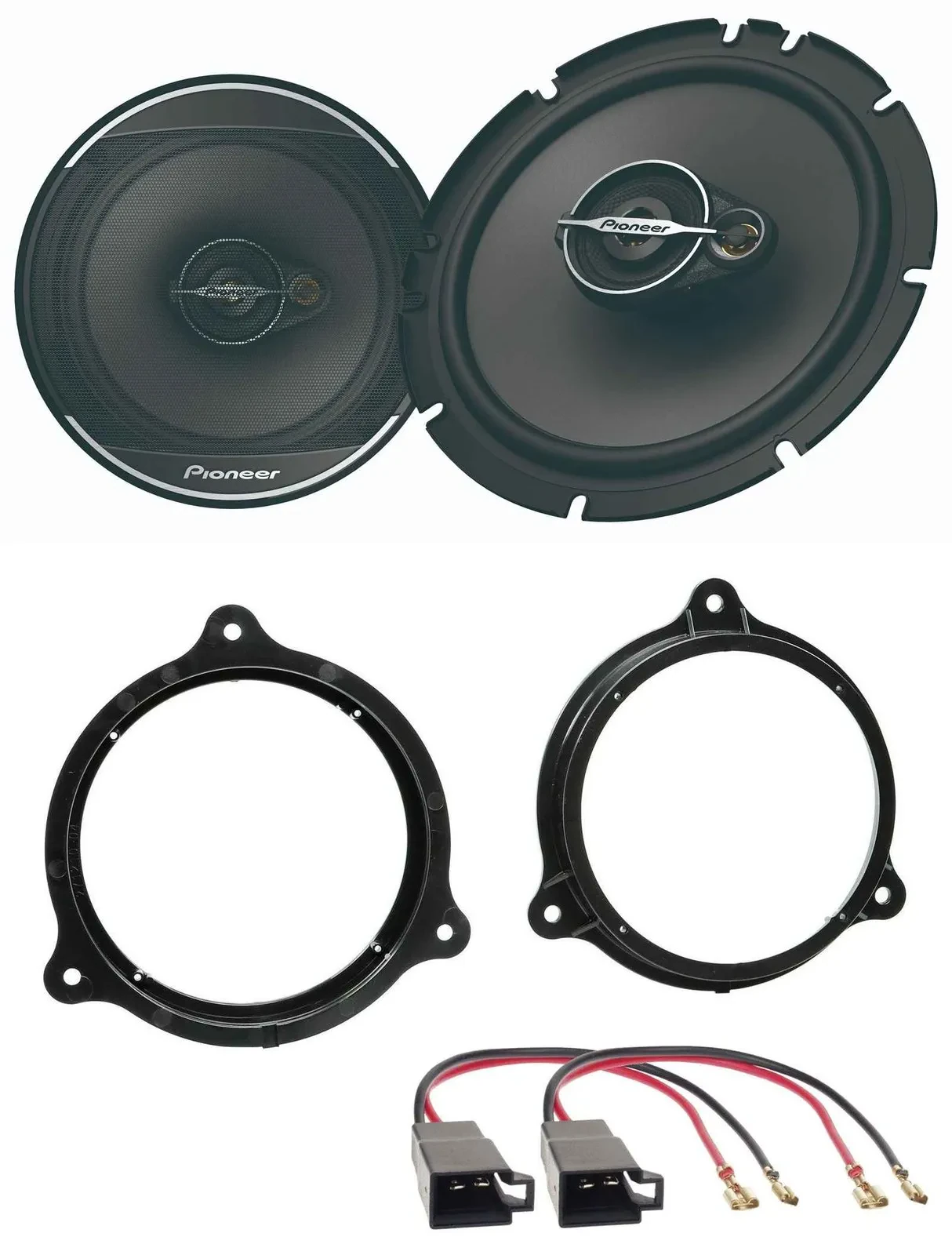 Pioneer 16,5cm 3-Wege 320Watt Lautsprecher für Renault Kadjar Captur Tür Front H