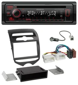 Kenwood MP3 CD USB Bluetooth DAB Autoradio für Hyundai ix20 (ab 10) man. Klima
