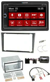 Blaupunkt Lenkrad DAB TMC 2DIN USB Bluetooth Navigation für Opel Corsa C 2000-20