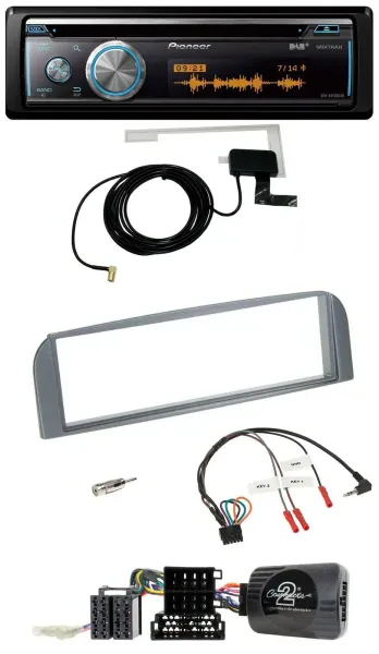 Pioneer Bluetooth DAB Lenkrad USB CD Autoradio für Alfa 147 GT 2007-2010 anthraz