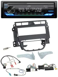 JVC Bluetooth DAB USB Lenkrad Autoradio für Opel Meriva B ab 2010