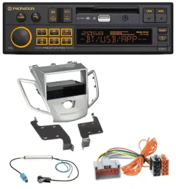 Автомагнитола Pioneer DAB, MP3, USB, Bluetooth для Ford Fiesta 2008–2010 (JA8, без дисплея)