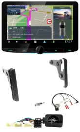 Автомагнитола для Toyota FJ (с 2007) Kenwood 2DIN Bluetooth DAB TMC USB Навигация Управление с руля