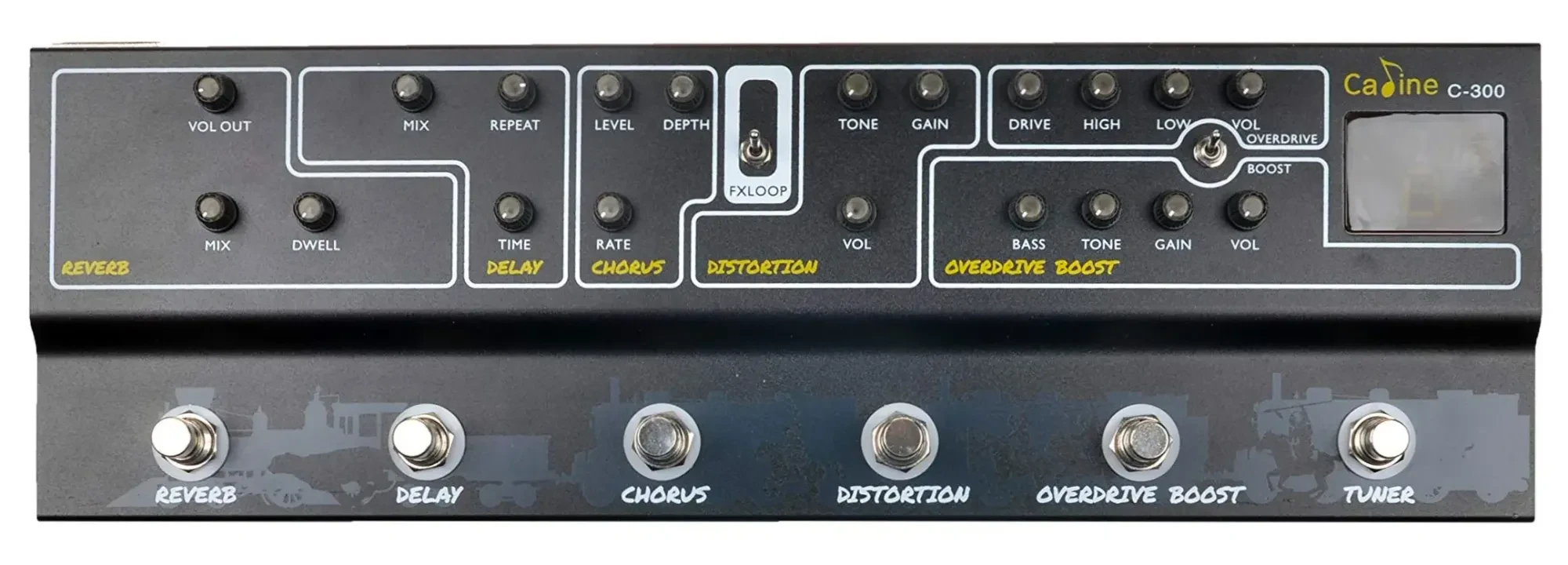 Процессор для электрогитары CALINE C300