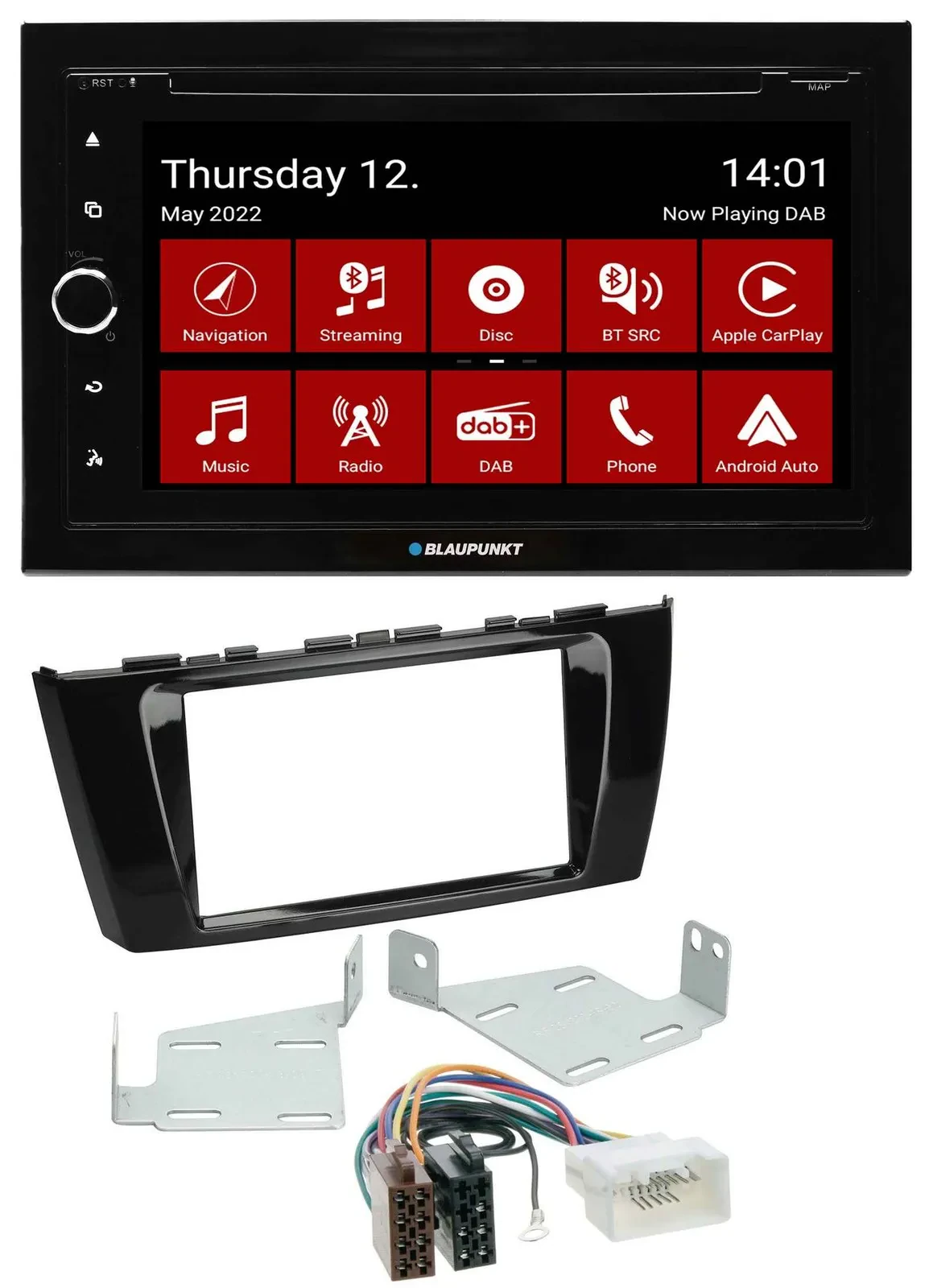 Blaupunkt MP3 DVD Bluetooth DAB 2DIN USB Autoradio für Mitsubishi Mirage SpaceSt