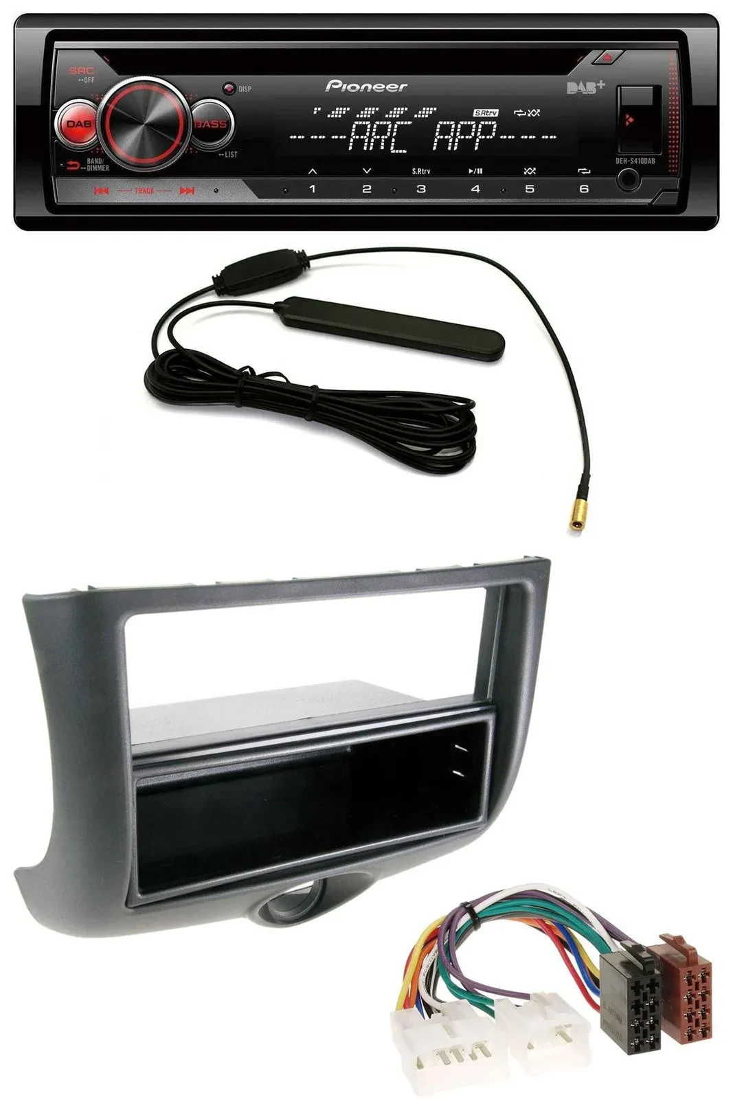 Pioneer CD USB AUX DAB MP3 Autoradio für Toyota Yaris (1999-2003)