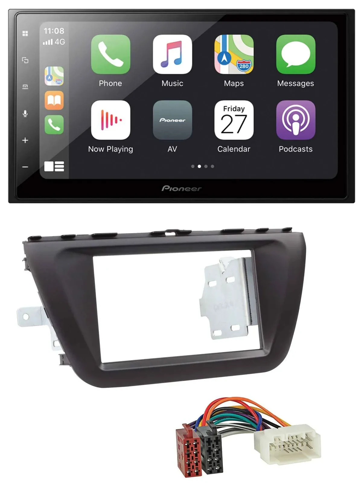 Автомагнитола для Suzuki SX4 (с 2013) Pioneer 2-DIN, Bluetooth, DAB, USB, MP3