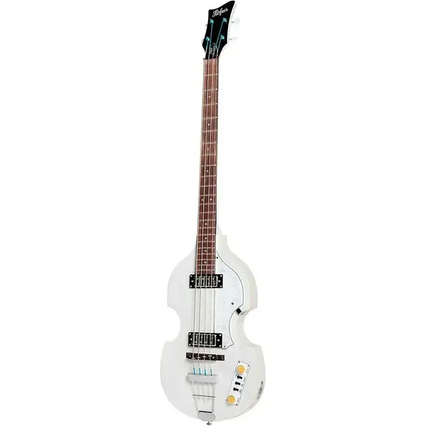 Полуакустическая бас-гитара Hofner Ignition Violin Bass Pearl White