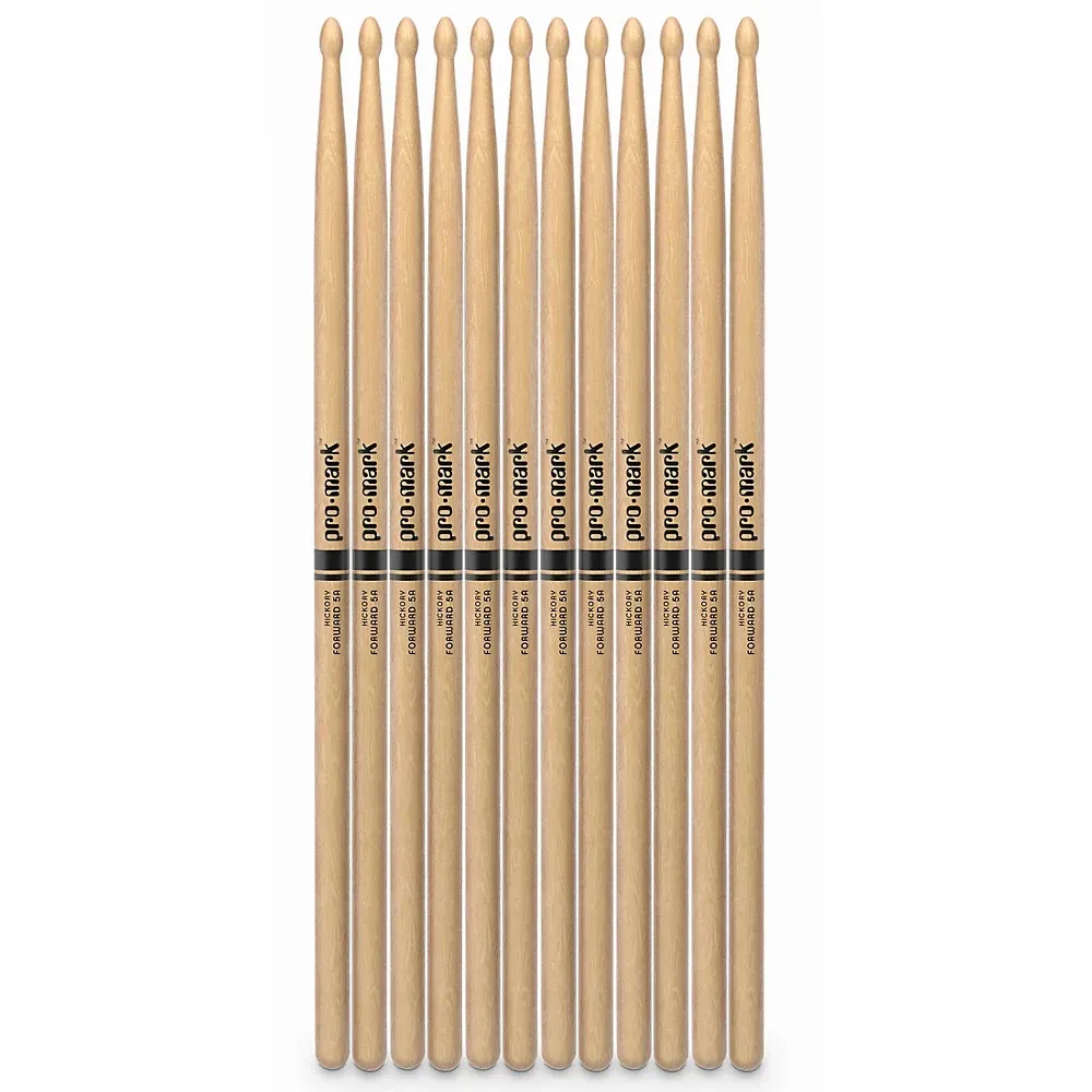 Барабанные палочки ProMark Classic Forward Hickory 5A Wood Tip (набор, 12 шт.)