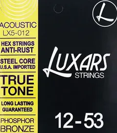 Струны для акустической гитары Smiger LX5-012 Luxars Phosphor Bronze 12-53