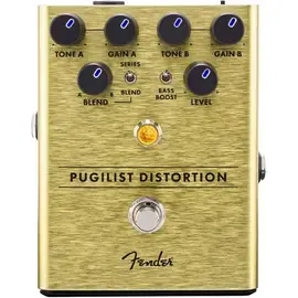 Педаль эффектов для электрогитары Fender Duel Pugilist Distortion Gold