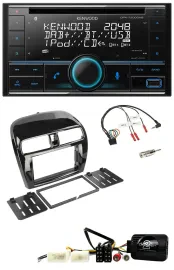 Kenwood CD 2DIN DAB USB Lenkrad Bluetooth Autoradio für Mitsubishi Mirage SpaceS