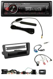 Pioneer MP3 DAB 1DIN Lenkrad USB Autoradio für Audi A1 (2010-2019)