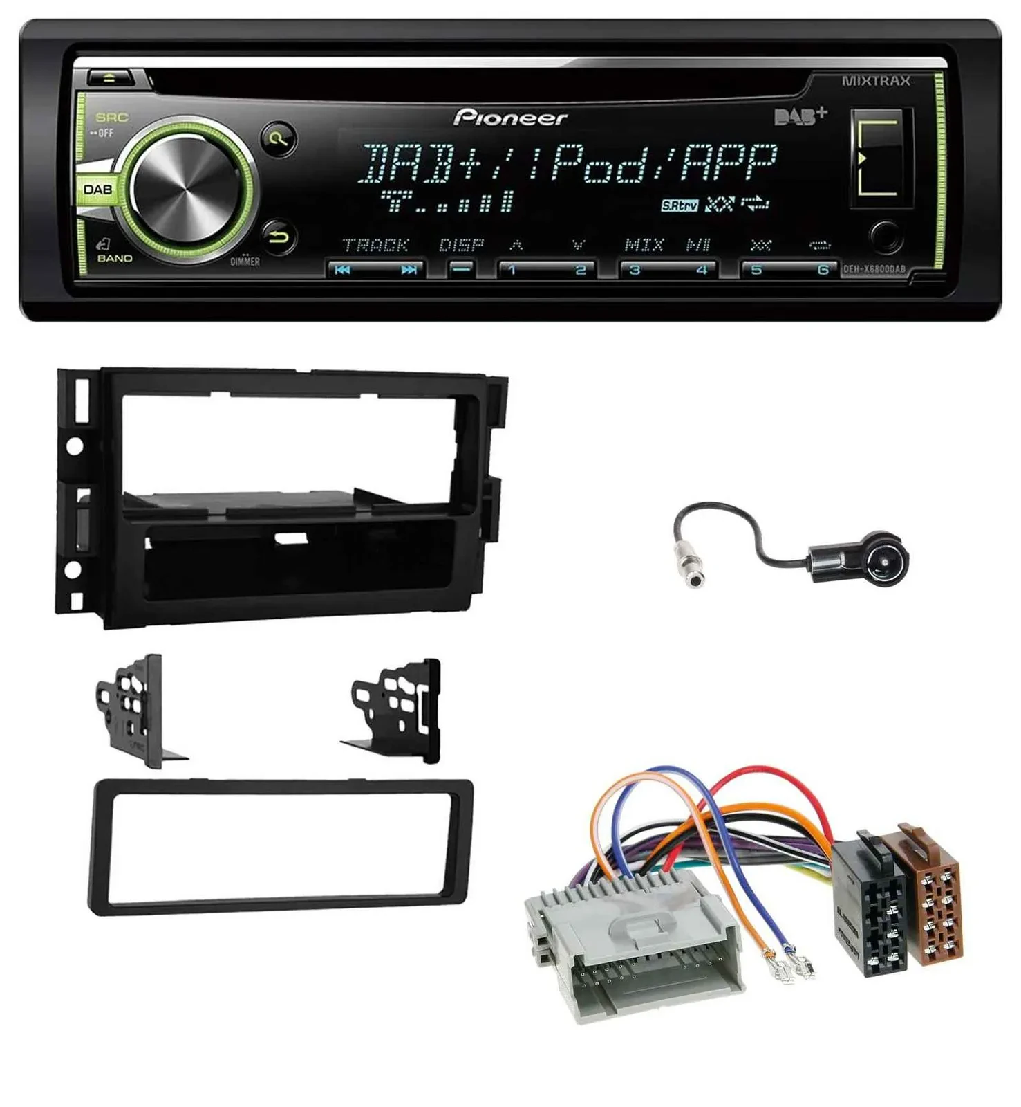 Автомагнитола Pioneer CD, DAB, USB, AUX, MP3 для Buick Enclave 2008–2012, Lucerne 2006–20