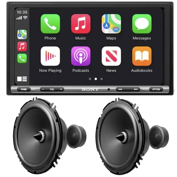 Sony XAV-AX3200 with Sony XS162GS 6.95" Multimedia Receiver with 6.5" Speakers