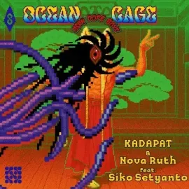 Виниловая пластинка Kadapat / Nova Ruth - Ocean Cage - Blue Splatter Colored Vinyl [New Vinyl LP]