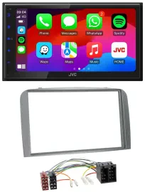 JVC Bluetooth 2DIN MP3 DAB USB Autoradio für Alfa Romeo 147 GT 00-10 silber