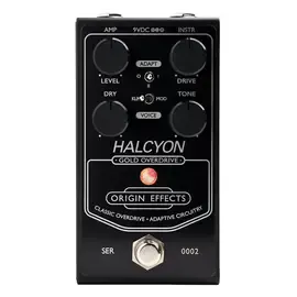 Педаль эффектов для электрогитары Origin Effects Halcyon Gold Overdrive Effects Pedal Black Edition
