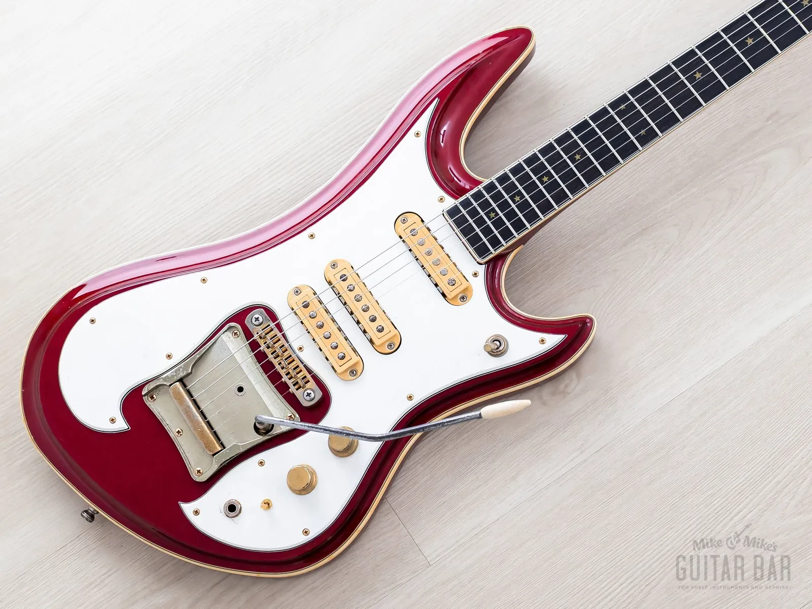 Б/У Электрогитара Guyatone Sharp 5 LG-1200 Metallic Red (1982)