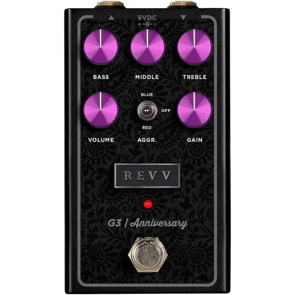 Педаль эффектов для электрогитары Revv Amplification G3 Anniversary Edition Distortion