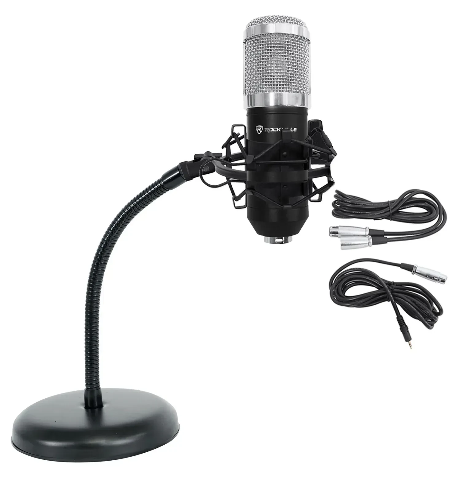 Студийный микрофон Rockville RCM01 Studio Black с аксессуарами