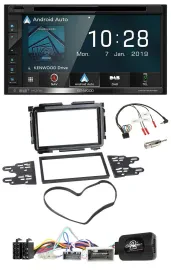 Kenwood DAB TMC USB 2DIN Lenkrad Bluetooth Navigation für Honda HR-V RU ab 2015