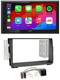 JVC Bluetooth USB MP3 2DIN DAB Autoradio für Kia Venga (YN, ab 2009)