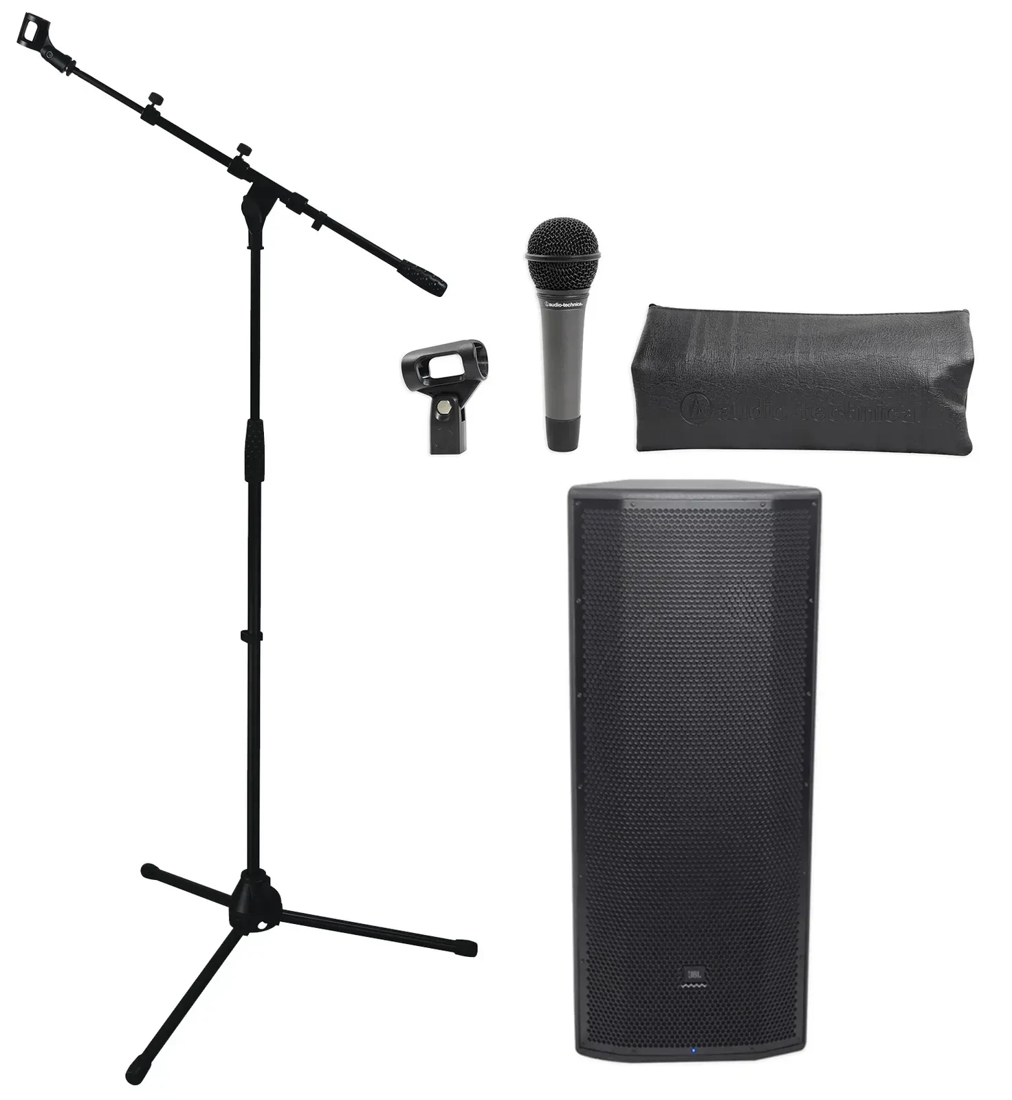 JBL Pro PRX825W Dual 15” 1500w Powered Speaker w/ WIFI+AT Microphone+Mic Stand